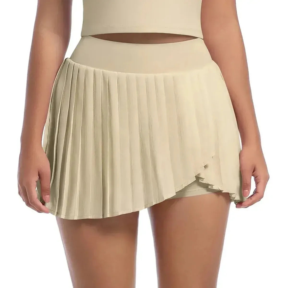 Jupe Plissée Sport Taille Haute-Saylana