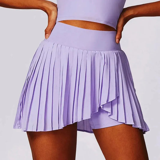 Jupe Plissée Sport Taille Haute-Saylana