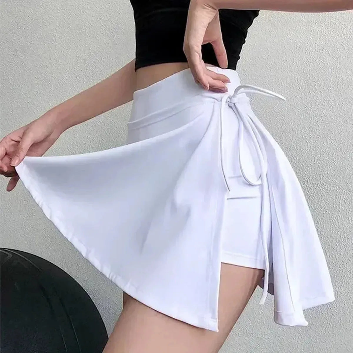 Jupe-Short Sport Taille Haute Séchage Rapide-Saylana