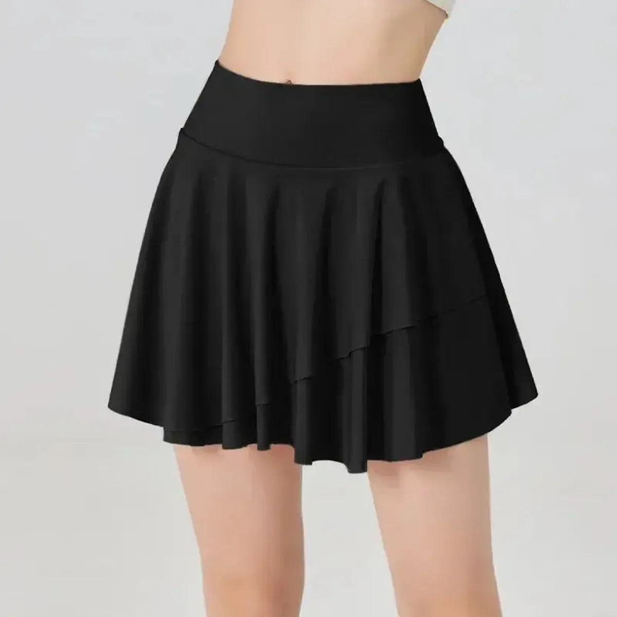 Jupe-Short Sport Taille Haute Séchage Rapide-Saylana