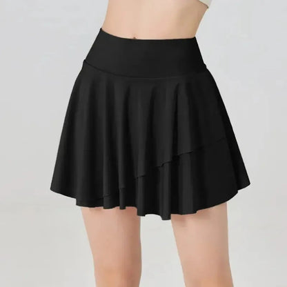 Jupe-Short Sport Taille Haute Séchage Rapide-Saylana