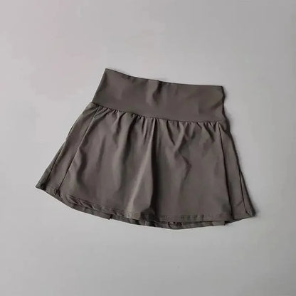 Jupe Short Taille Haute A-Line-Saylana