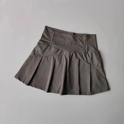 Jupe Short Taille Haute A-Line-Saylana