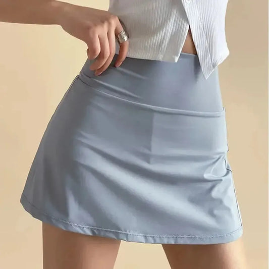 Jupe Short Taille Haute A-Line-Saylana