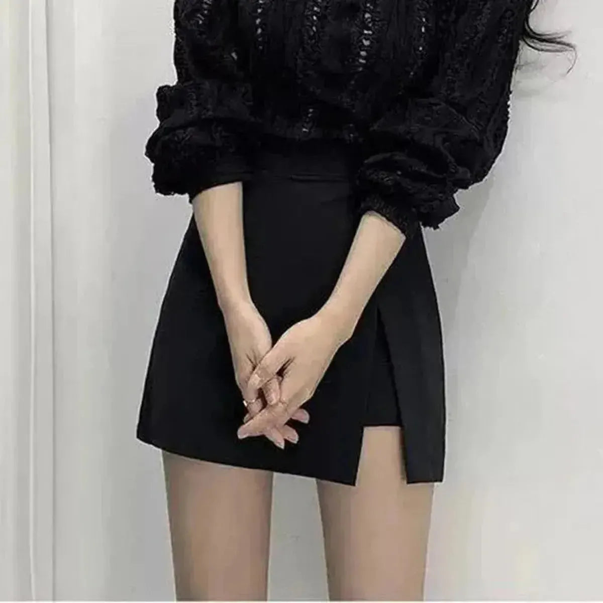 Jupe Taille Haute Style Coréen-Saylana