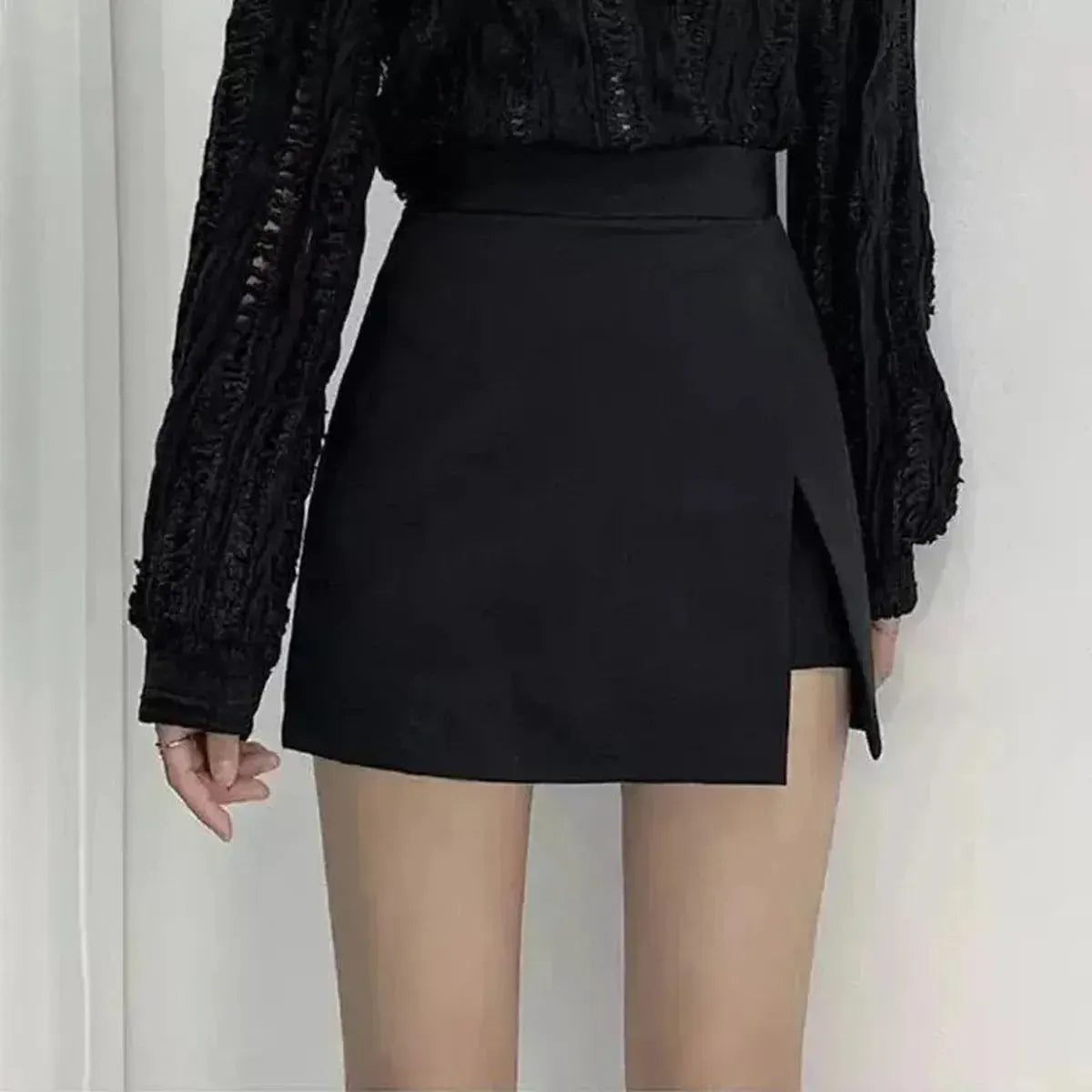 Jupe Taille Haute Style Coréen-Saylana