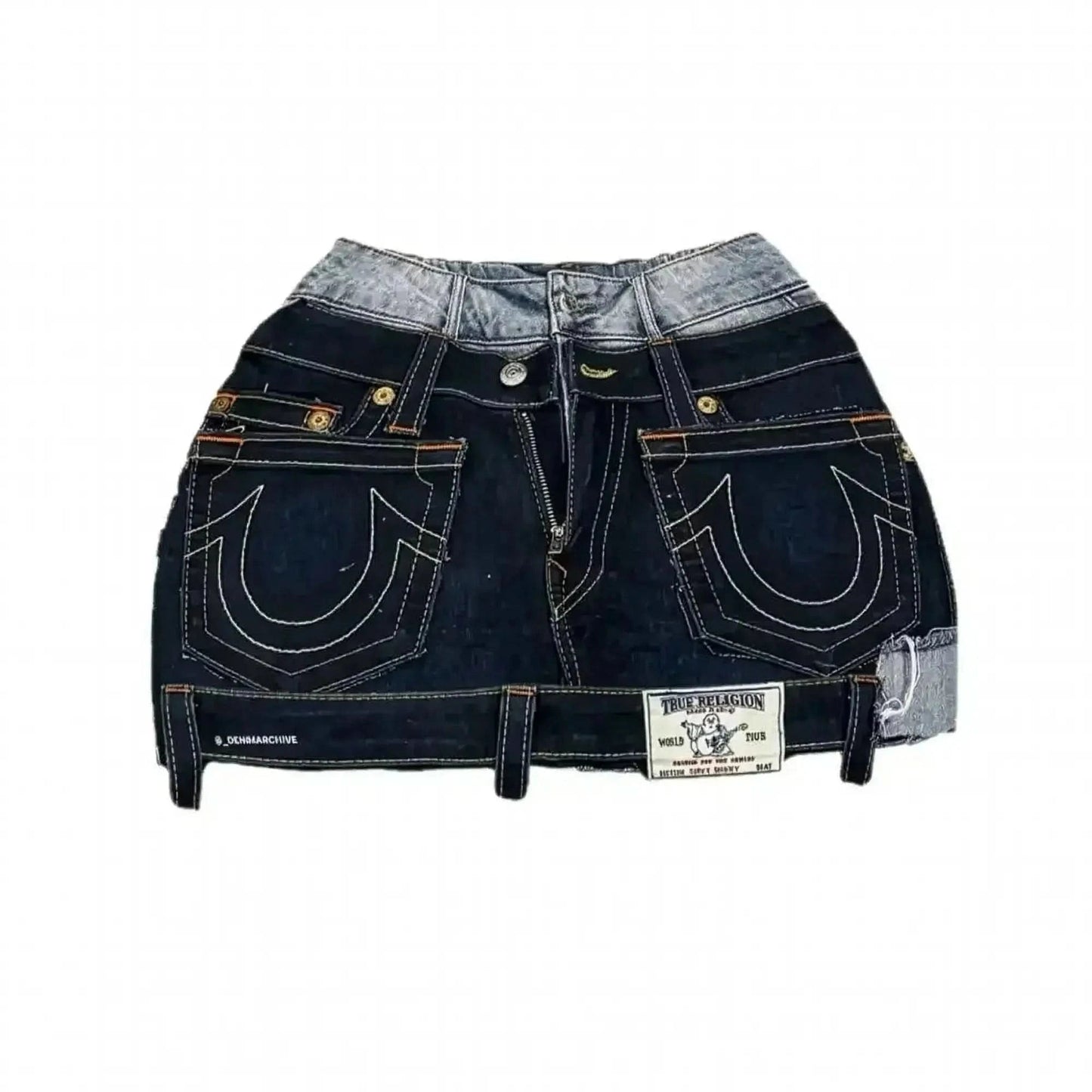 Jupe Y2K à Fermeture & Lettres - Saylana