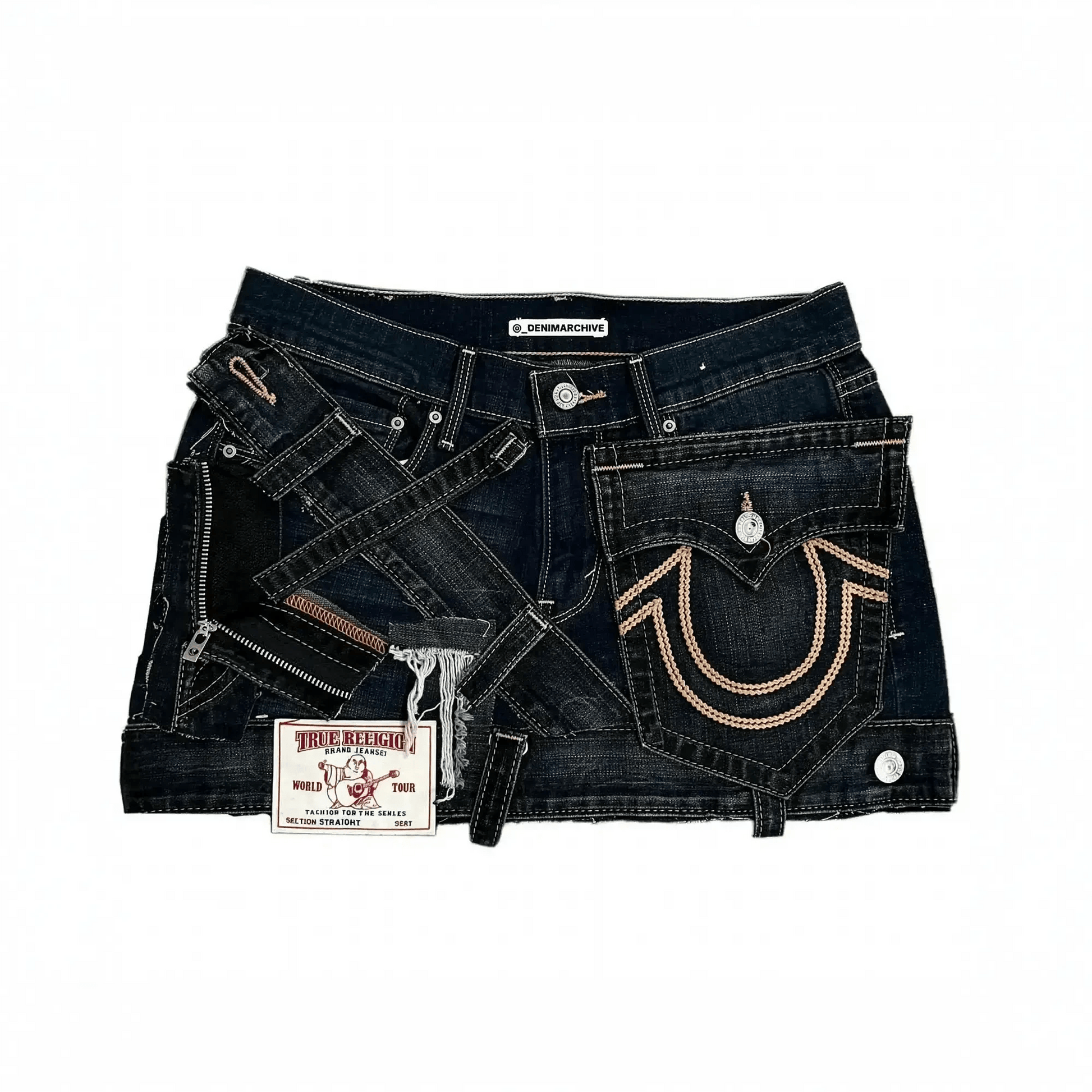 Jupe Y2K à Fermeture & Lettres - Saylana