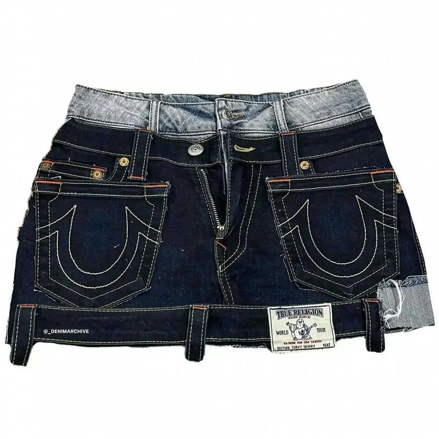 Jupe Y2K à Fermeture & Lettres - Saylana