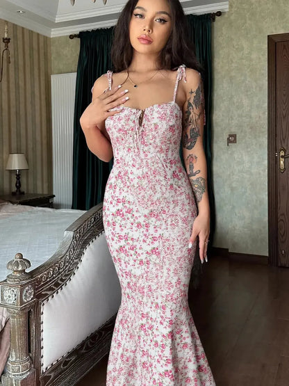 Lace-Up Bodycon Été Chic-Saylana