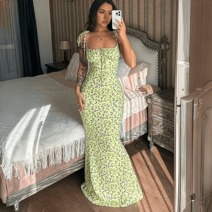 Lace - Up Bodycon Été Chic - Saylana