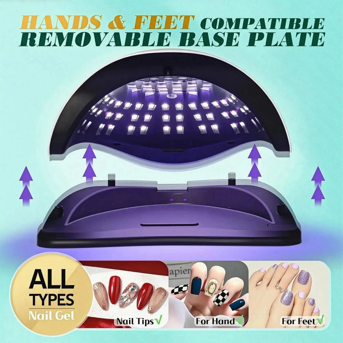 Lampe UV Ongles 380W Écran LCD - Saylana