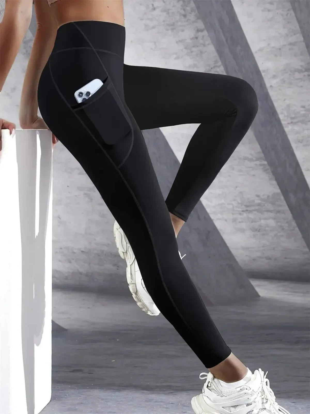 Legging de Sport Extensible avec Poches-Saylana