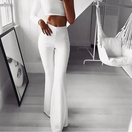 Legging Évasé Taille Haute Femme Sport-Saylana