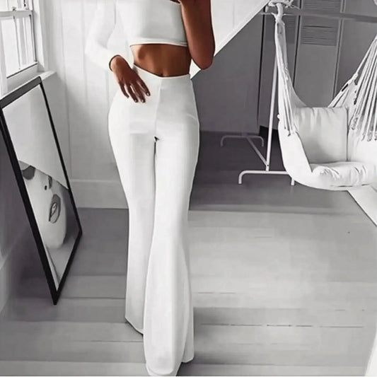 Legging Évasé Taille Haute Femme Sport Saylana