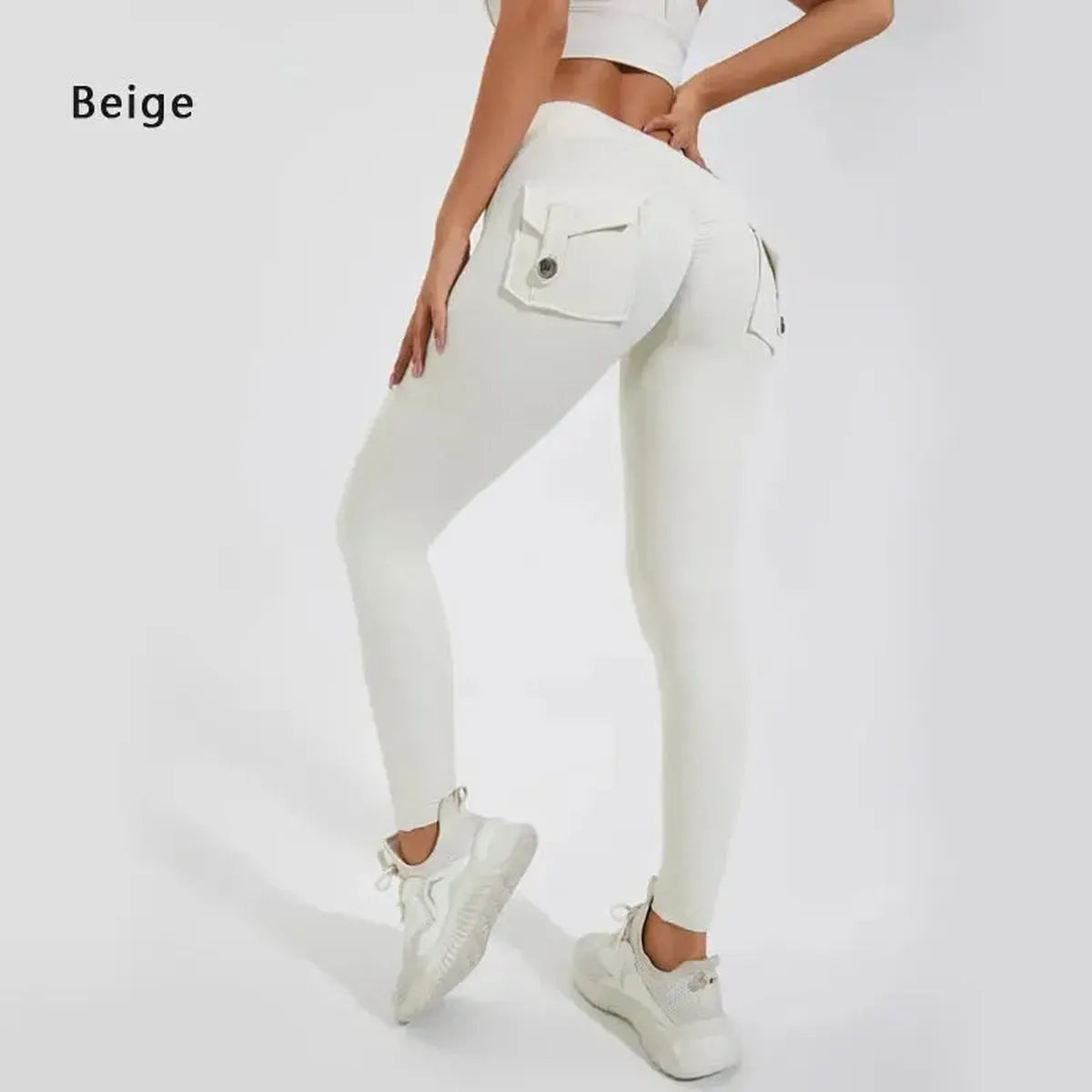 Legging Sport Femme Taille Haute Sans Couture-Saylana