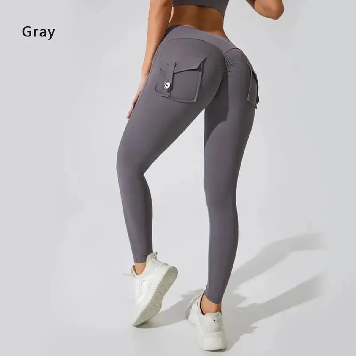 Legging Sport Femme Taille Haute Sans Couture-Saylana