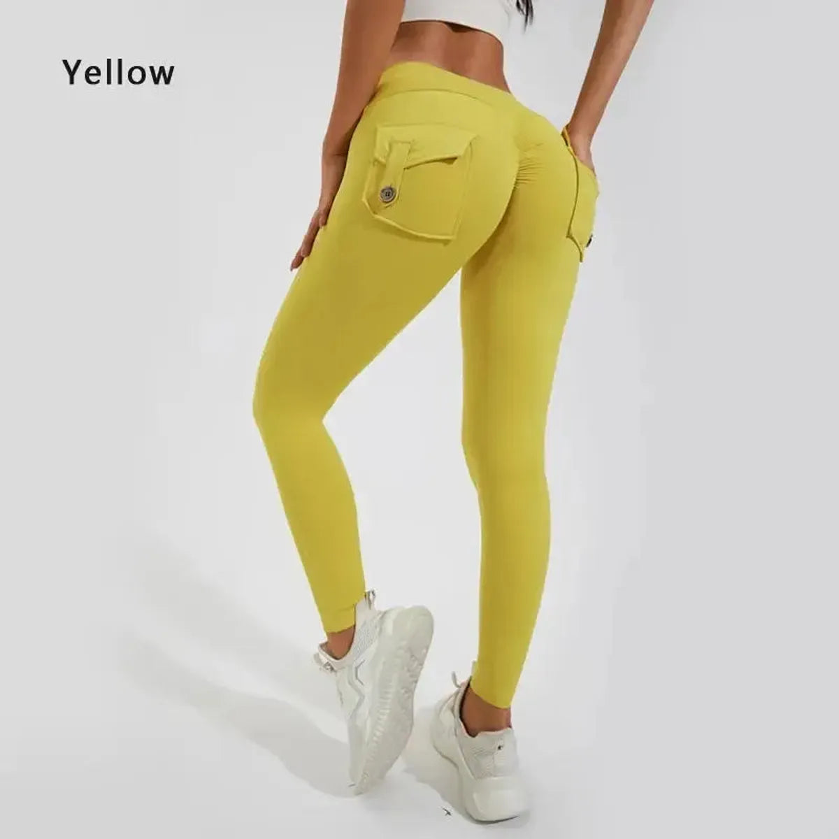 Legging Sport Femme Taille Haute Sans Couture-Saylana