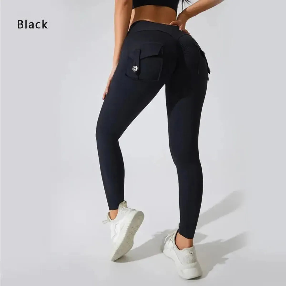 Legging Sport Femme Taille Haute Sans Couture-Saylana