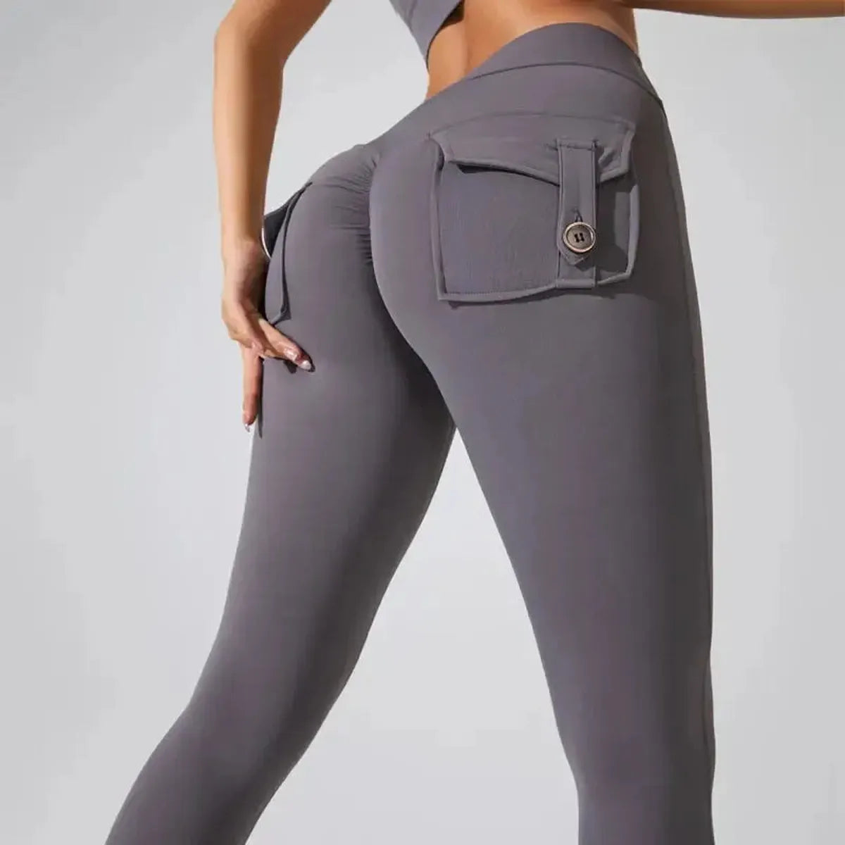 Legging Sport Femme Taille Haute Sans Couture-Saylana