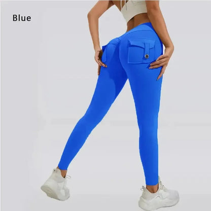 Legging Sport Femme Taille Haute Sans Couture-Saylana
