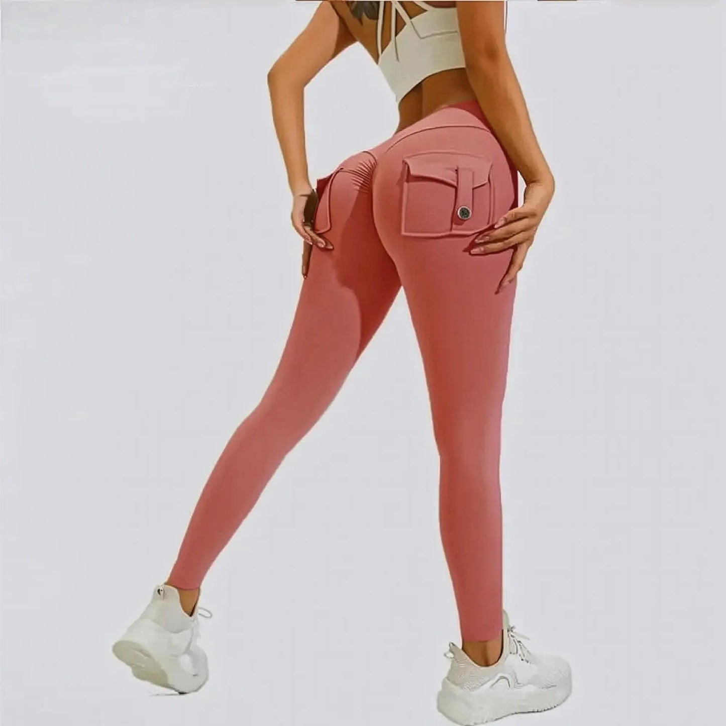 Legging Sport Femme Taille Haute Sans Couture - Saylana