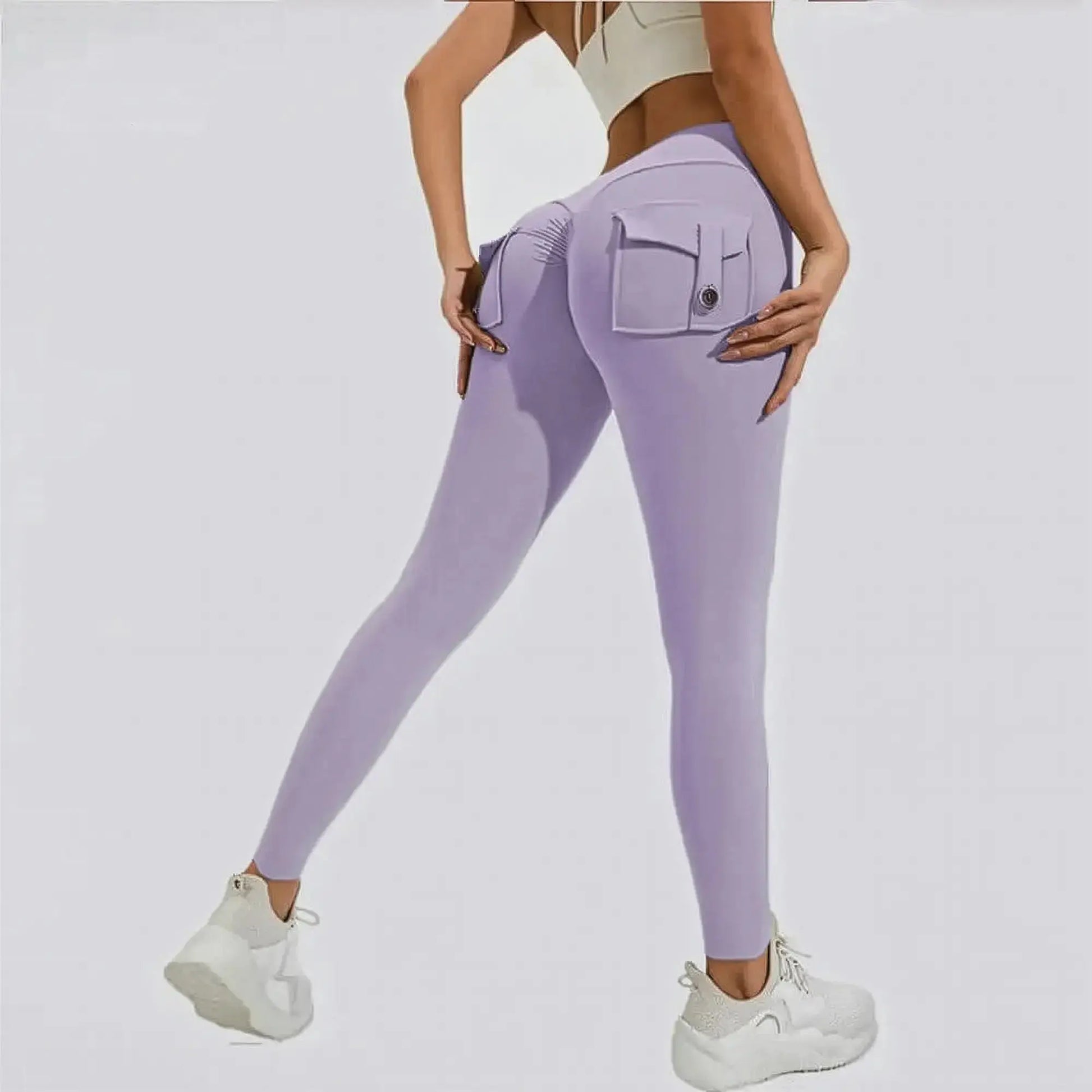Legging Sport Femme Taille Haute Sans Couture - Saylana