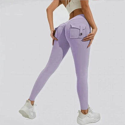 Legging Sport Femme Taille Haute Sans Couture - Saylana