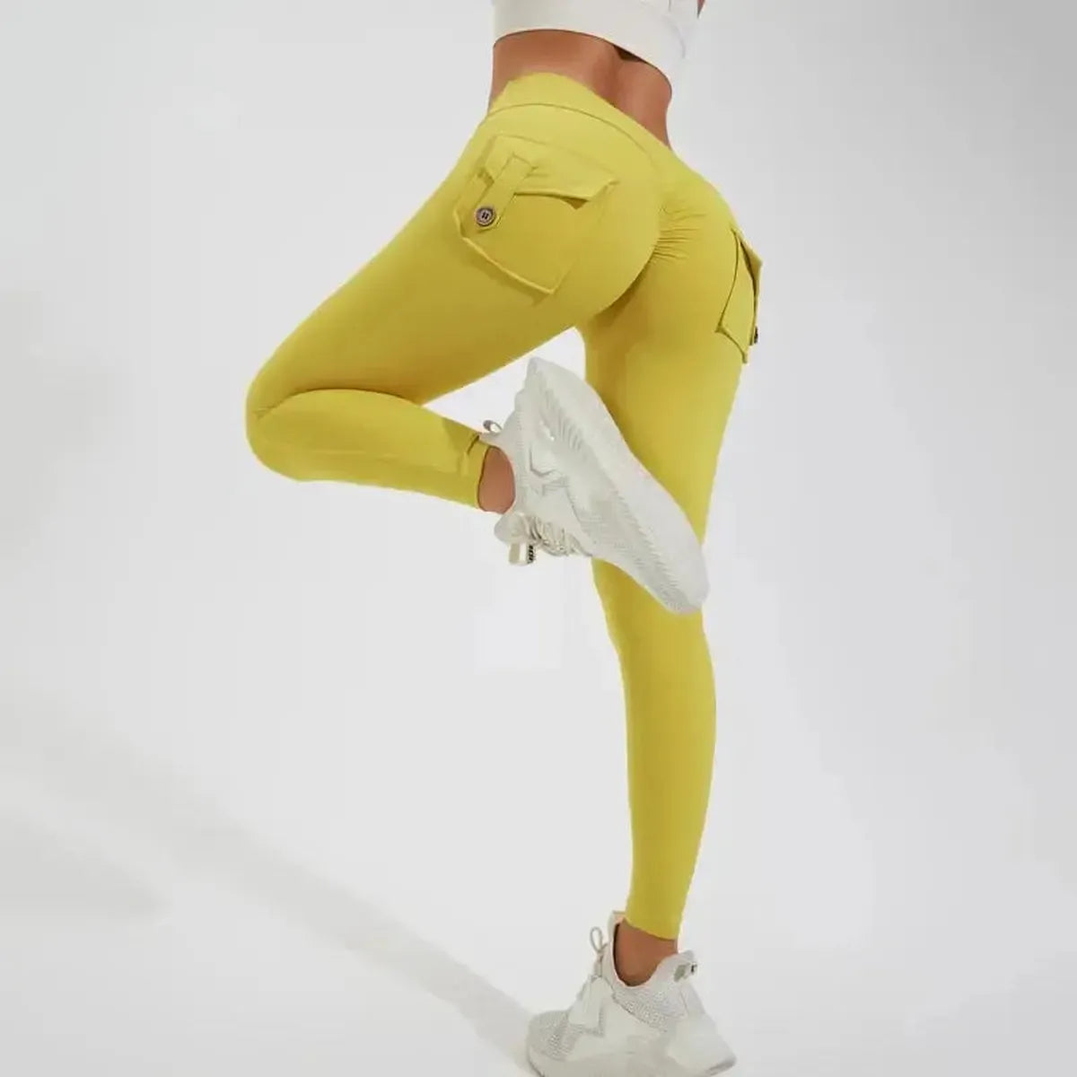 Legging Sport Femme Taille Haute Sans Couture-Saylana