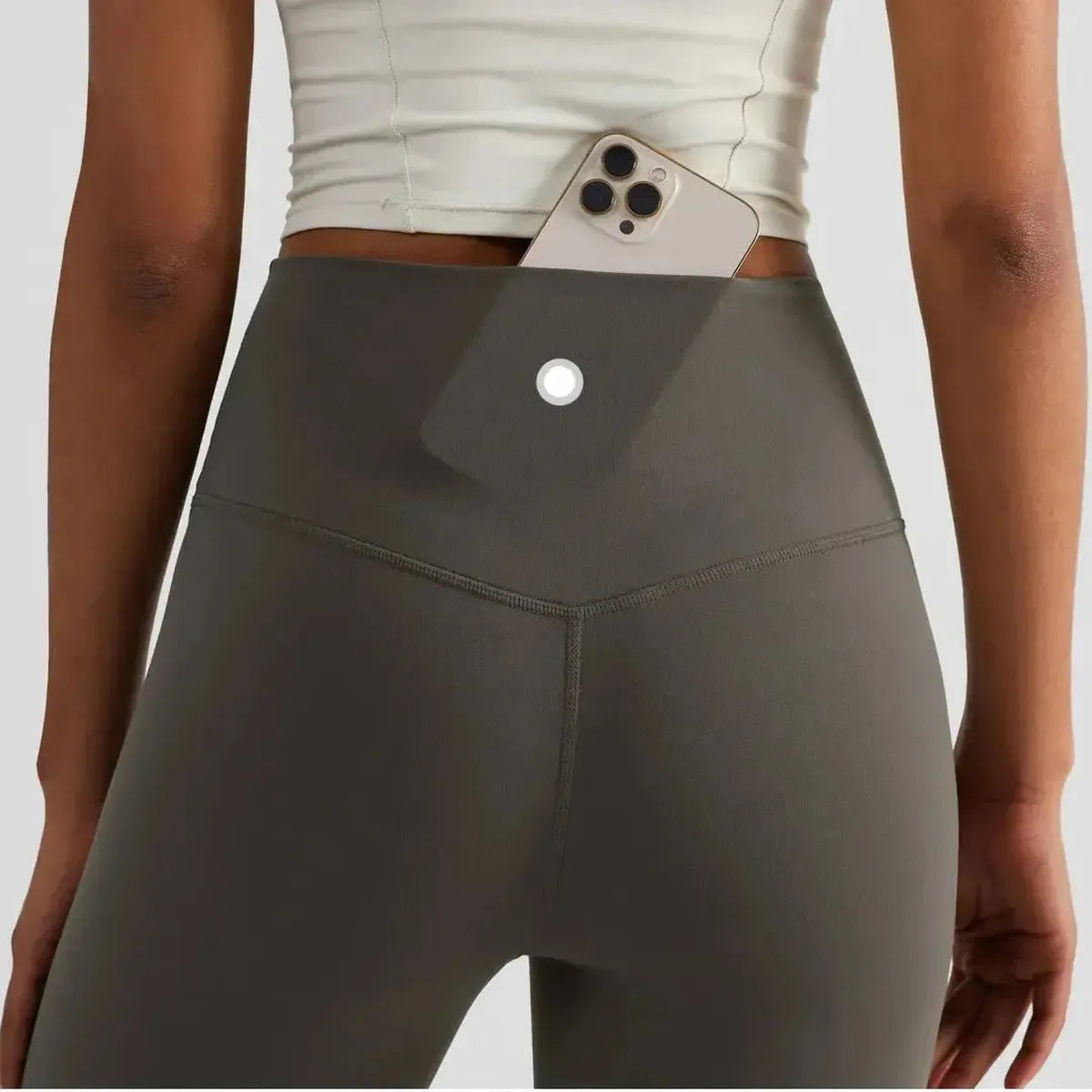 Legging Taille Haute avec Poche Dos-Saylana