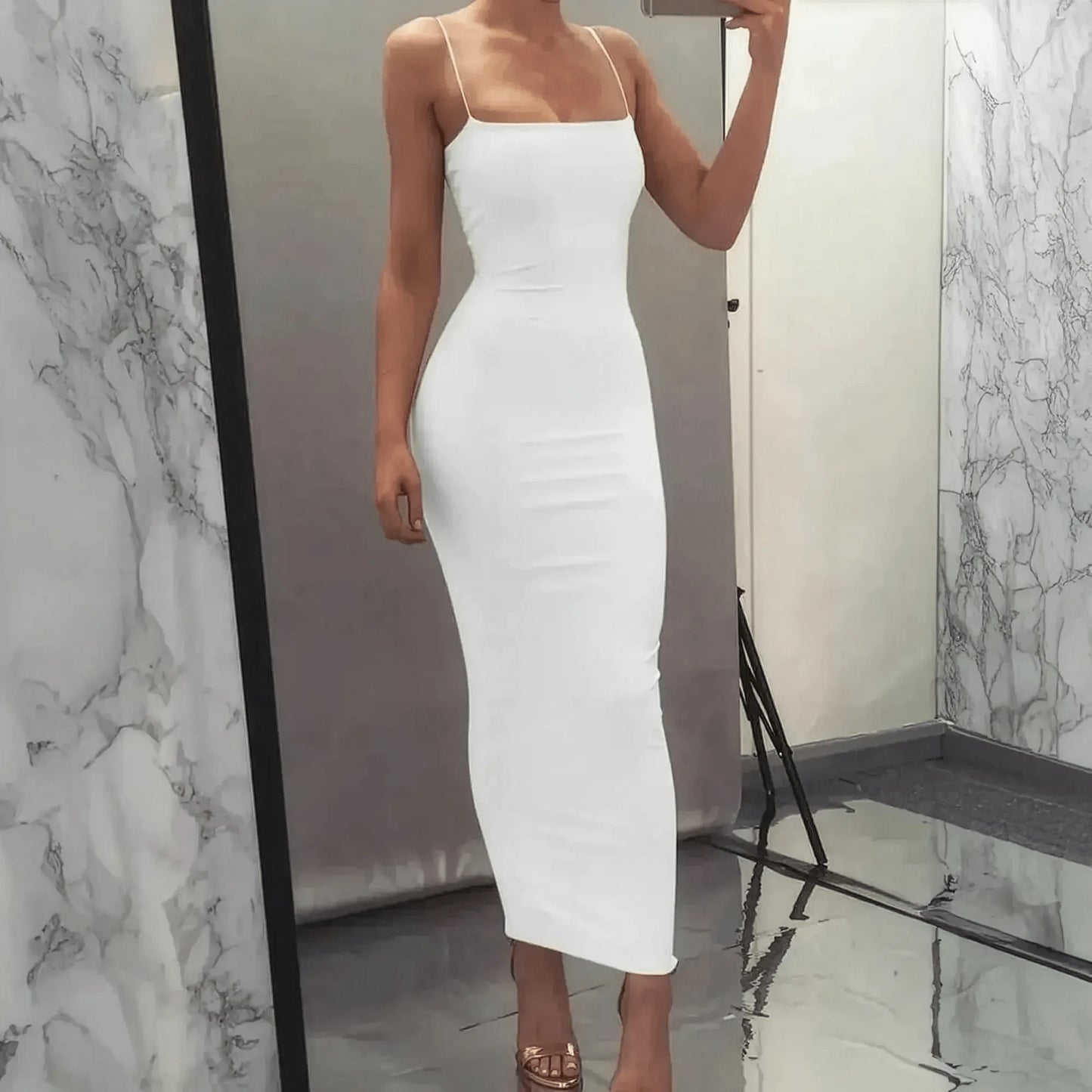 Longue Élastique Dos Nu - Saylana