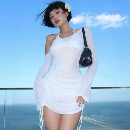 Look Club Sexy - Fronces & Lien Réglable - Saylana