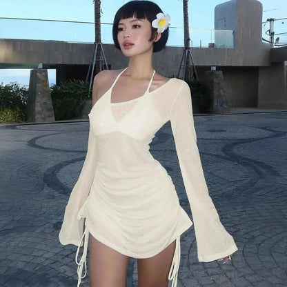 Look Club Sexy - Fronces & Lien Réglable - Saylana