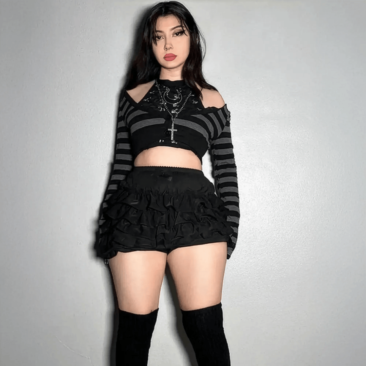 Look fairycore grunge taille haute affirmé - Saylana