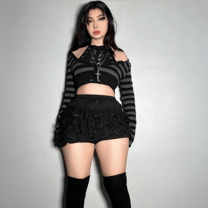 Look fairycore grunge taille haute affirmé - Saylana