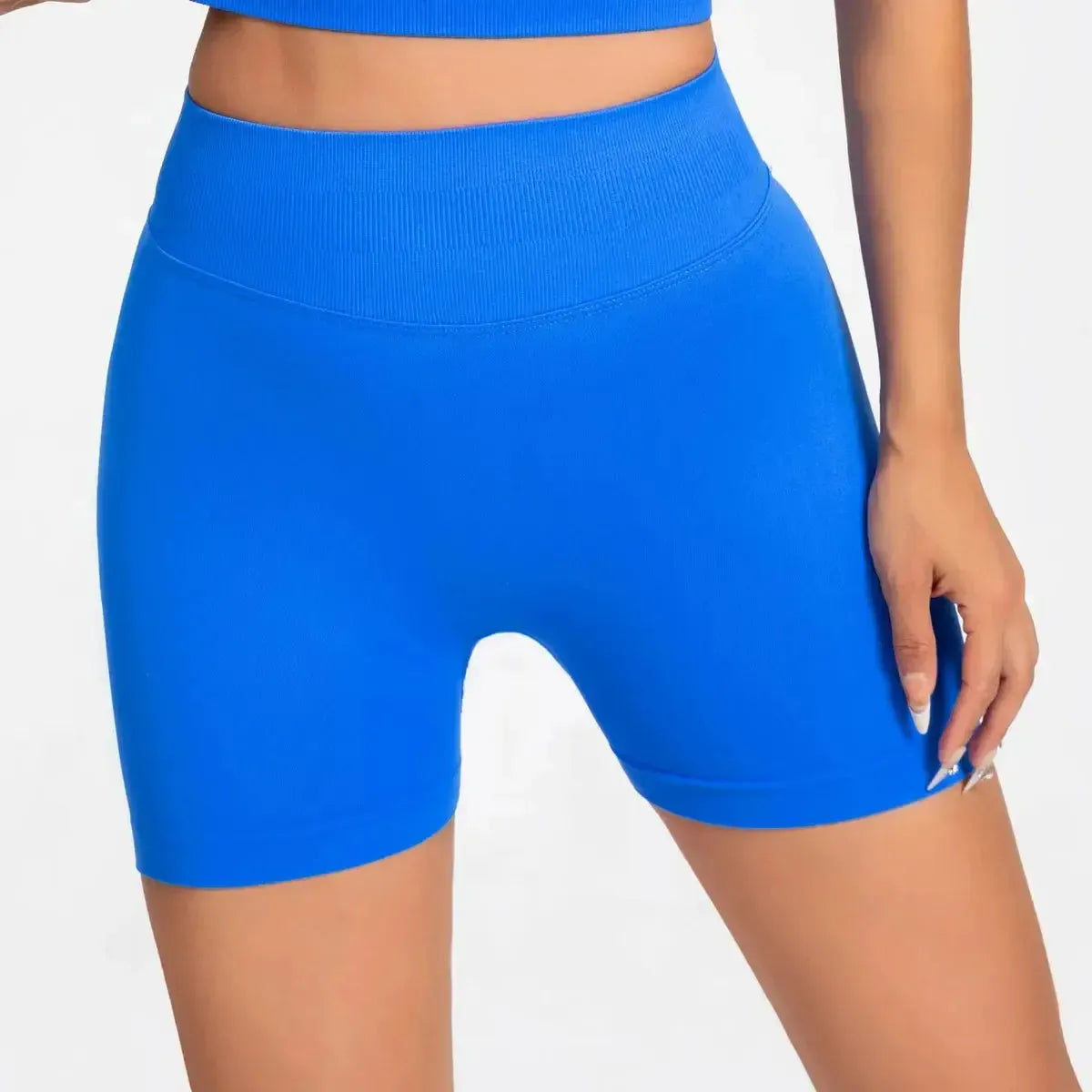 Look fitness 4.5" avec bande côtelée basse-Saylana