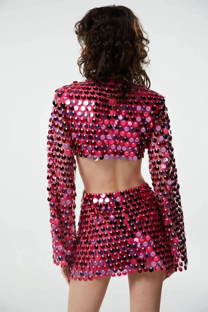 Look Soirée Glitter : Robe Slim & Sexy-Saylana