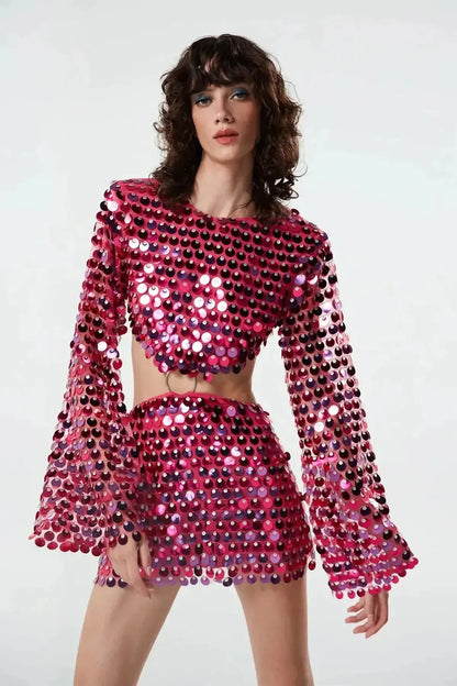 Look Soirée Glitter : Robe Slim & Sexy-Saylana