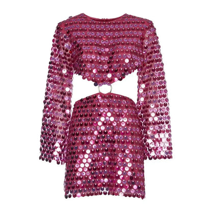 Look Soirée Glitter : Robe Slim & Sexy-Saylana