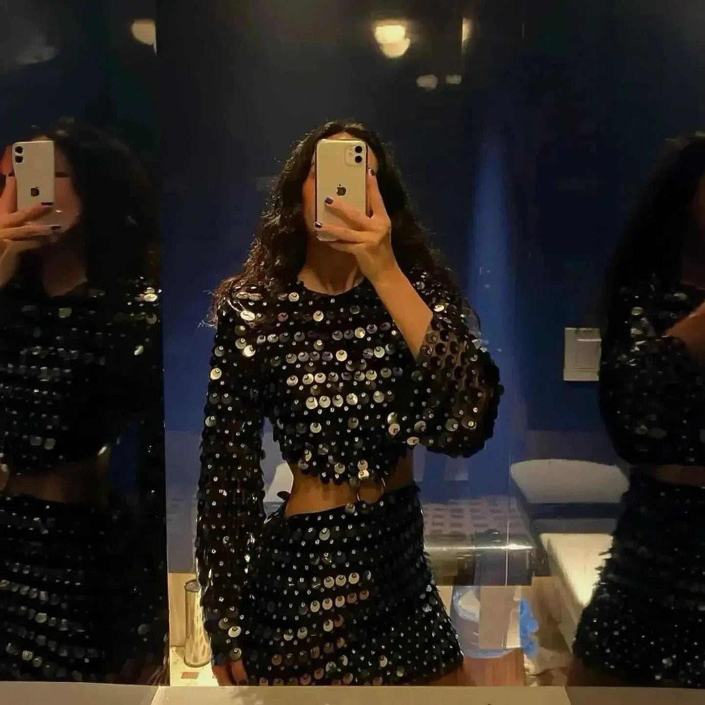 Look Soirée Glitter : Robe Slim & Sexy - Saylana