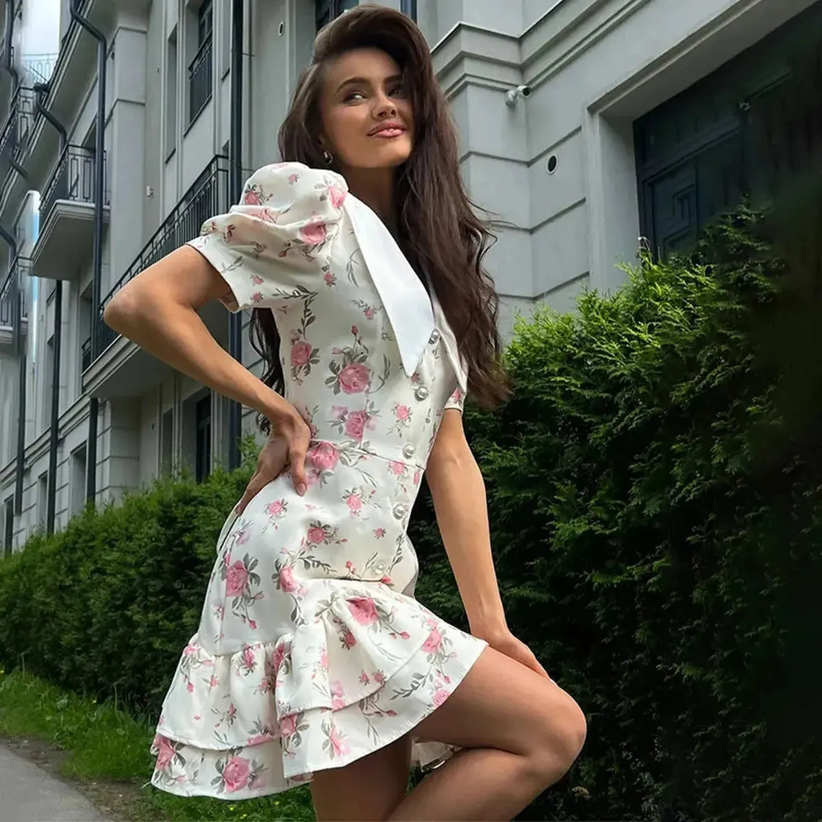 Look Vacances : Taille Haute & Boutons Perle-Saylana