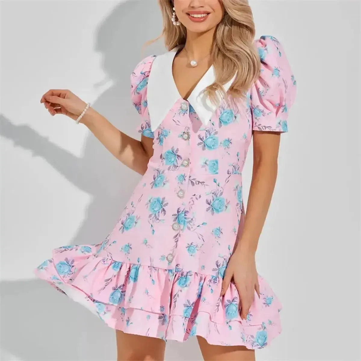 Look Vacances : Taille Haute & Boutons Perle-Saylana