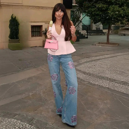 Loose à strass floraux - Saylana