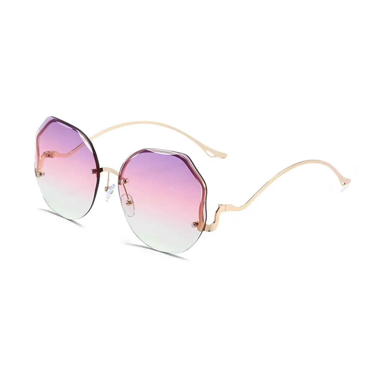 Lunettes Carrées Métal Oversize-Saylana