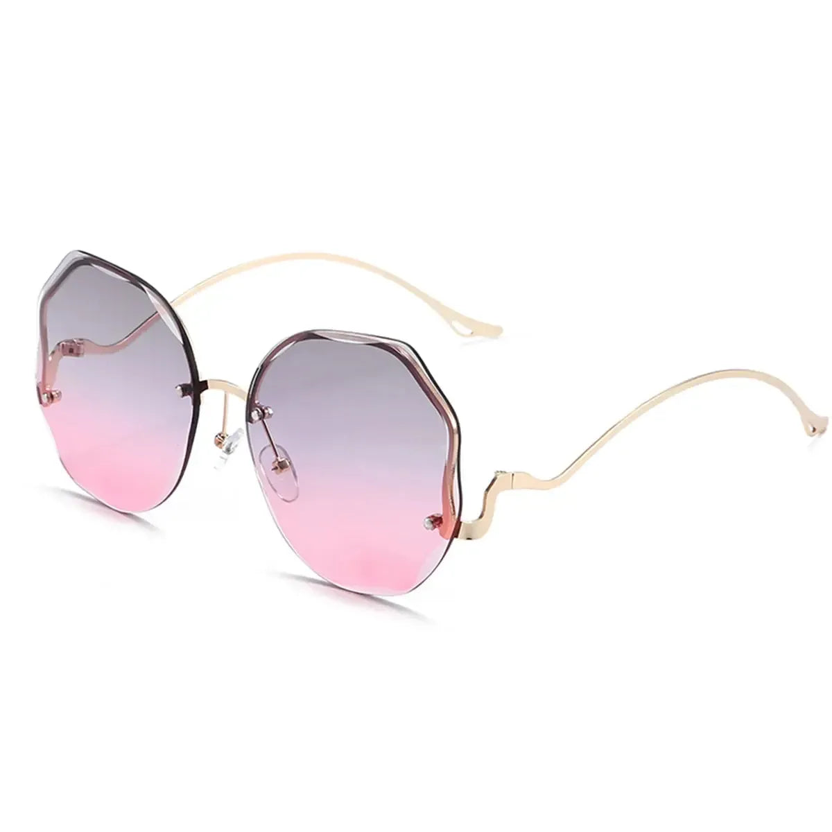 Lunettes Carrées Métal Oversize-Saylana