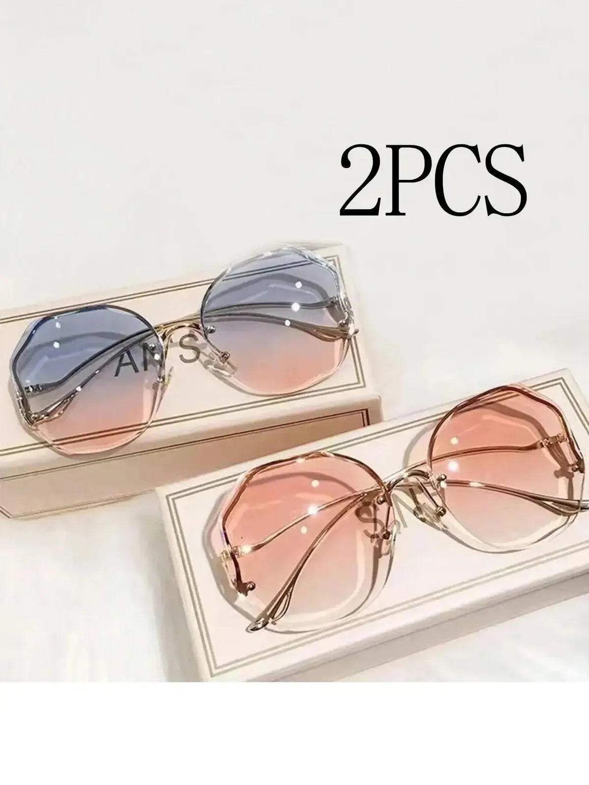 Lunettes Carrées Métal Oversize-Saylana