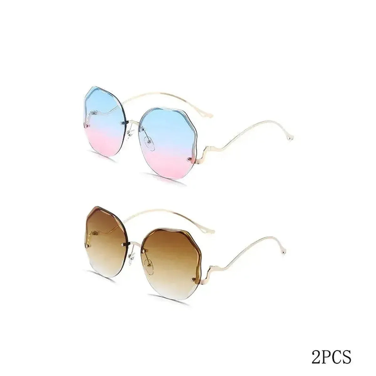 Lunettes Carrées Métal Oversize-Saylana