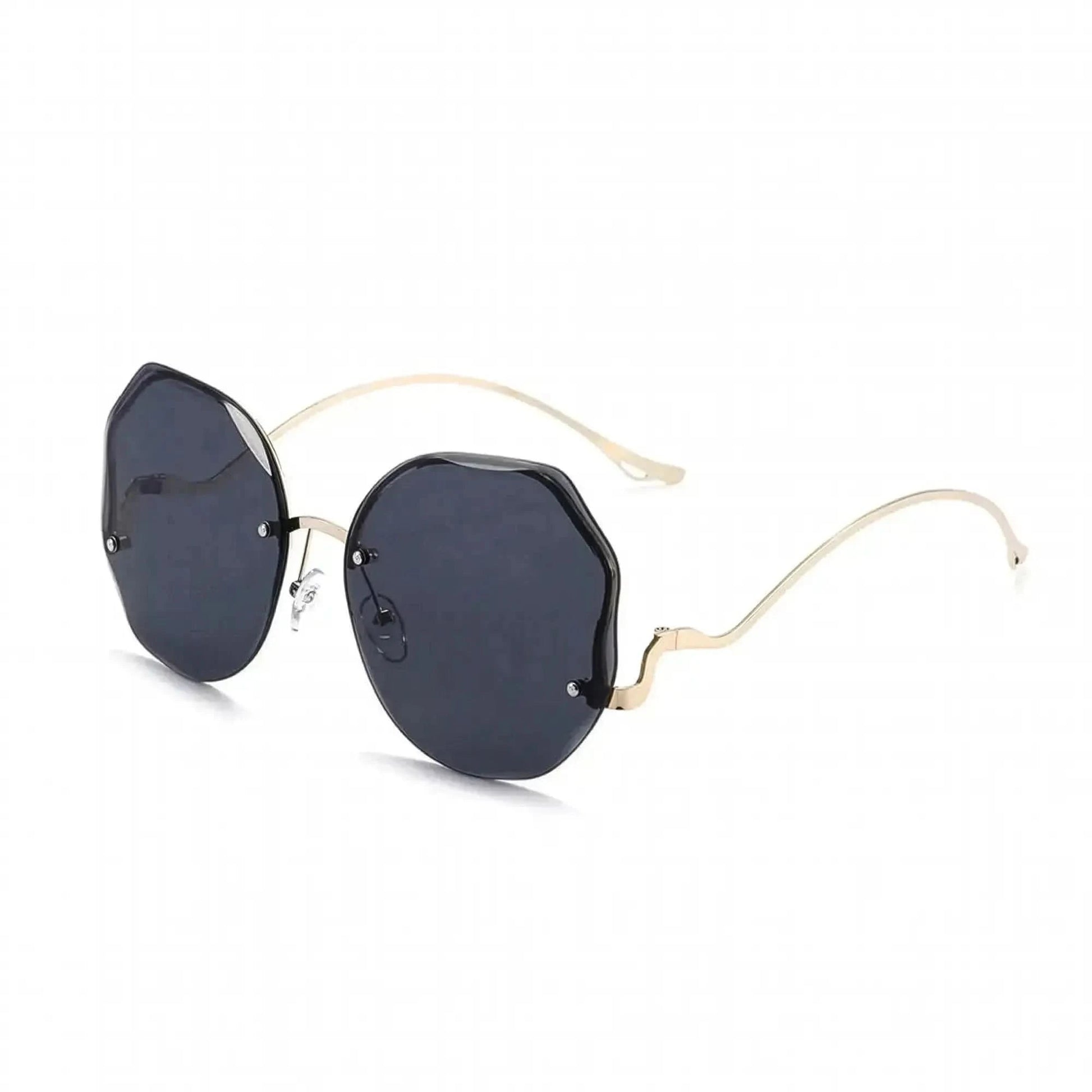 Lunettes Carrées Métal Oversize - Saylana