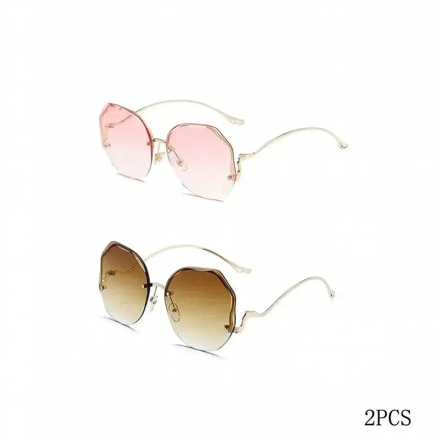 Lunettes Carrées Métal Oversize - Saylana