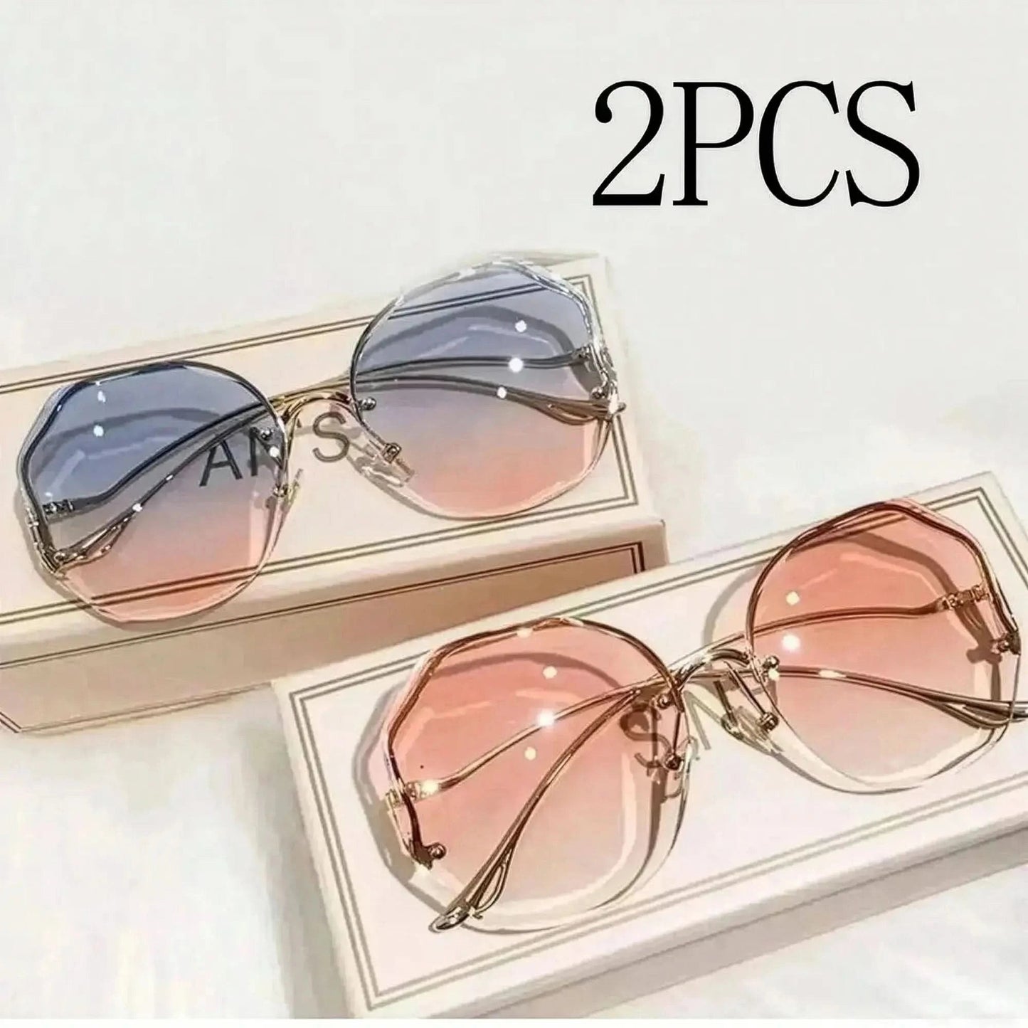 Lunettes Carrées Métal Oversize - Saylana